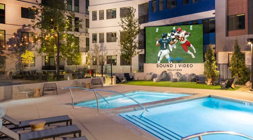 LED Screens for Patios and Swimming Pools