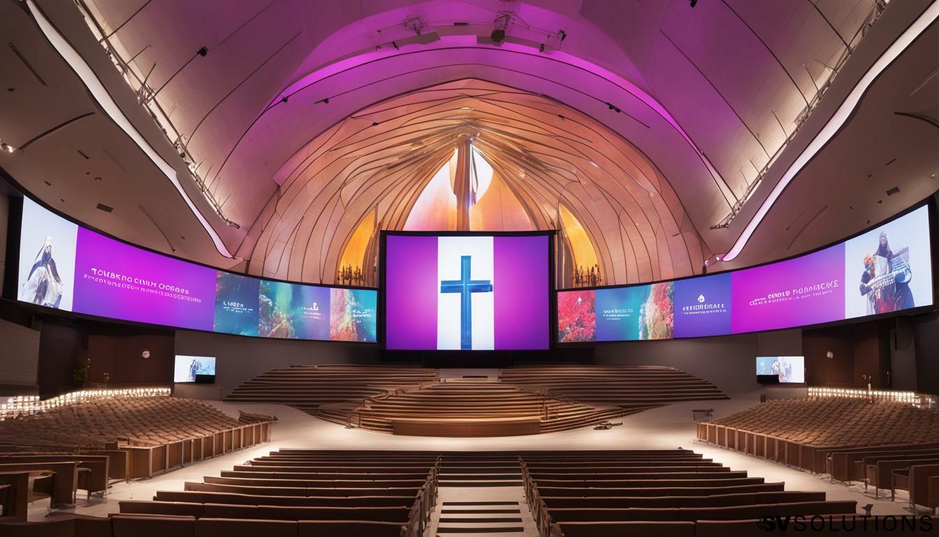 Led Screen for Church in Sacramento: