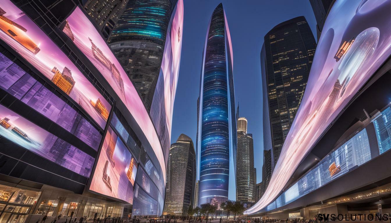 Curved LUMINA LED Video Walls for Advertising