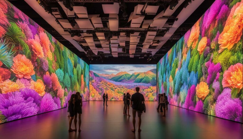 Large flat LUMINA LED screens for events