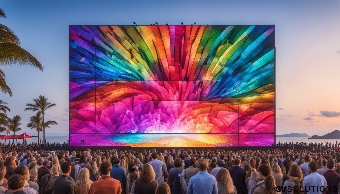 Large Flat LUMINA LED Screens for Events