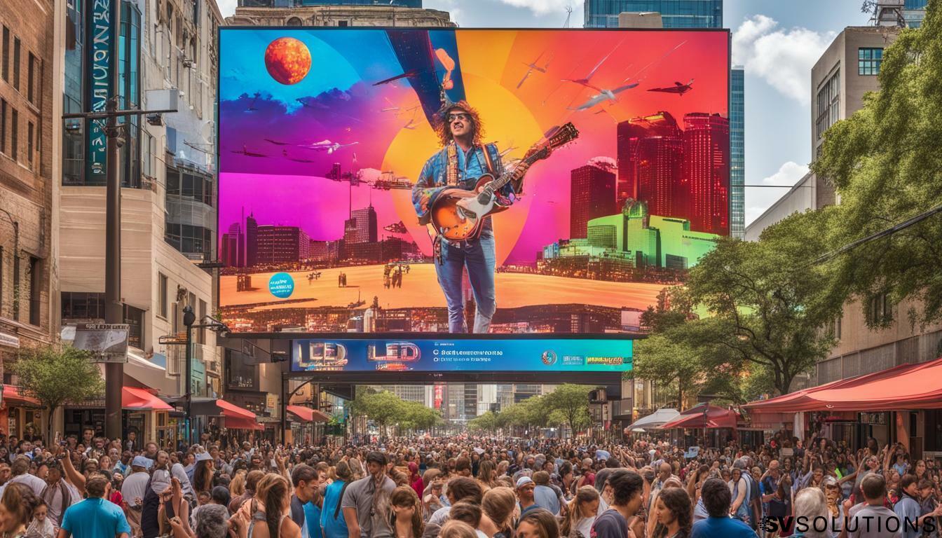 Experience the Visual Delight of a Big LED Screen in Austin with Sound & Video Solutions