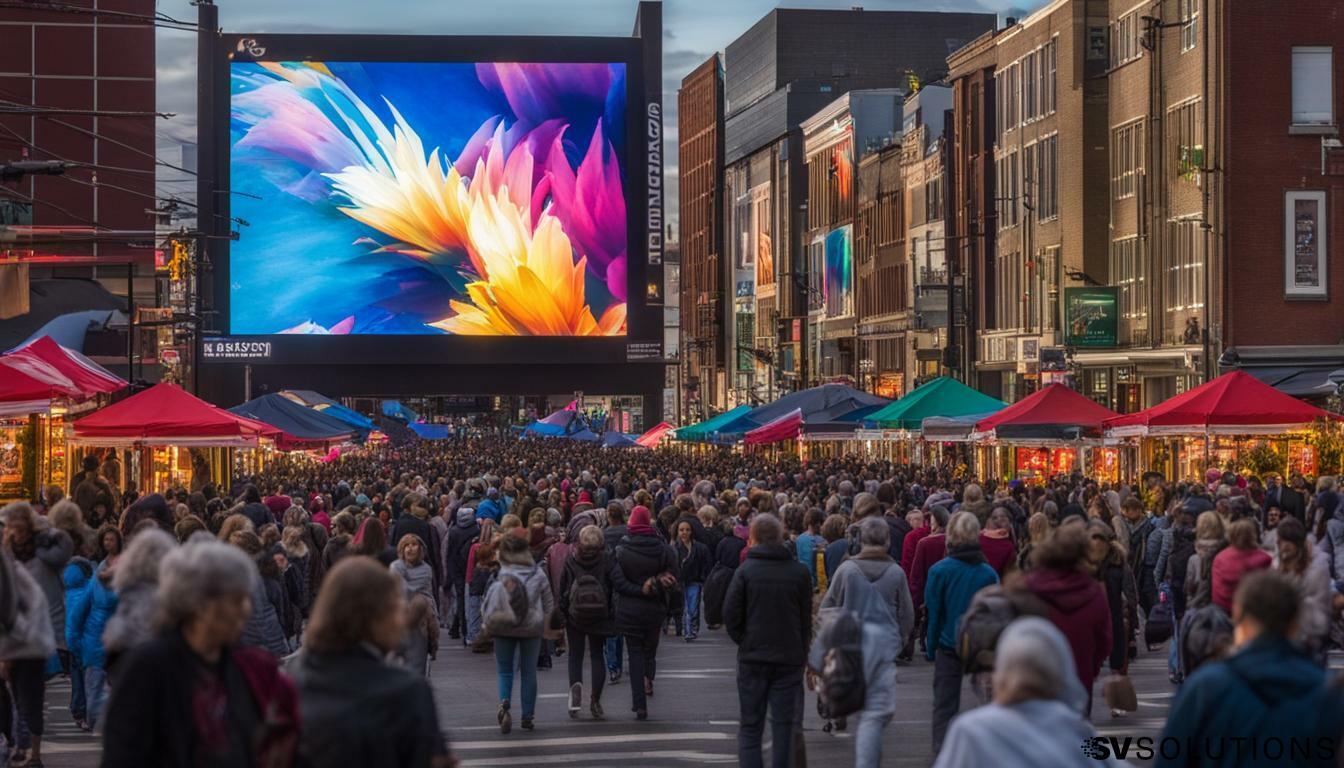 Big LED screen in Gresham