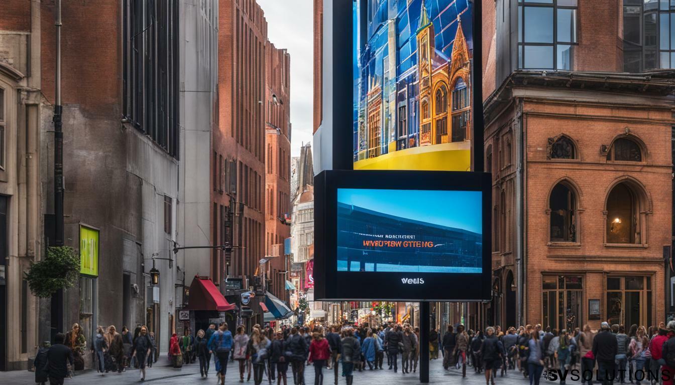 Digital signage in Wells