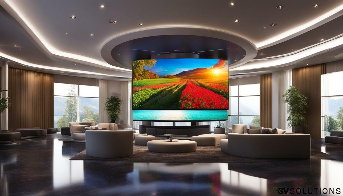 Experience the Vibrancy of Our Indoor LED Screen in Caliente
