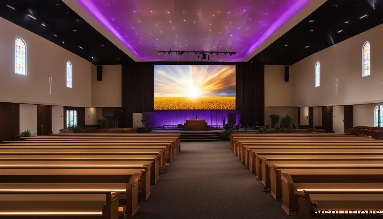 LED Screen for Church in Lovelock