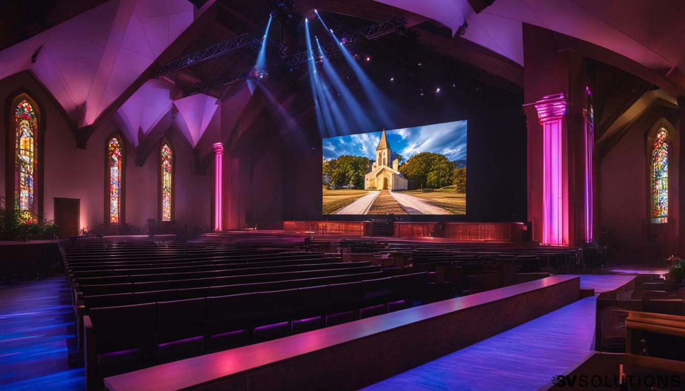 Experience Divine Visuals with Our LED Screen for Church in Salem