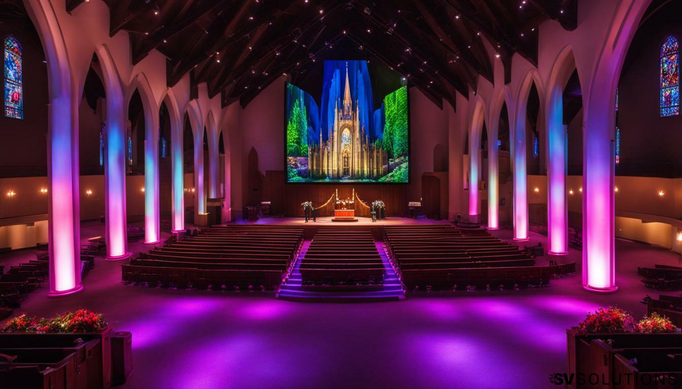 LED screen for church in Salt Lake City