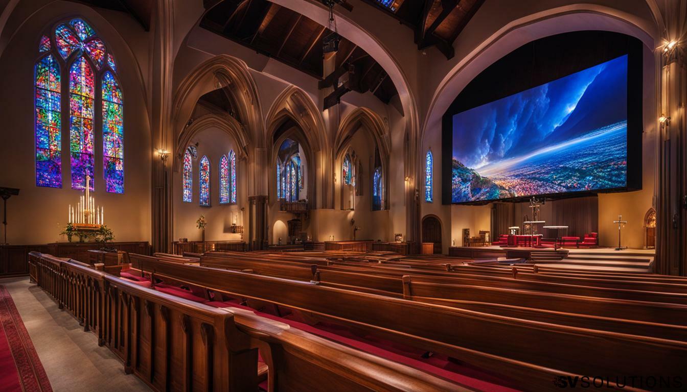 LED screen for church in St. George – Sound & Video Solutions