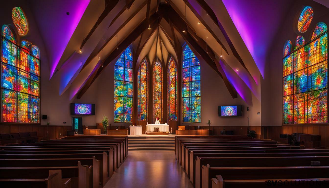 LED Wall for Church in Ely