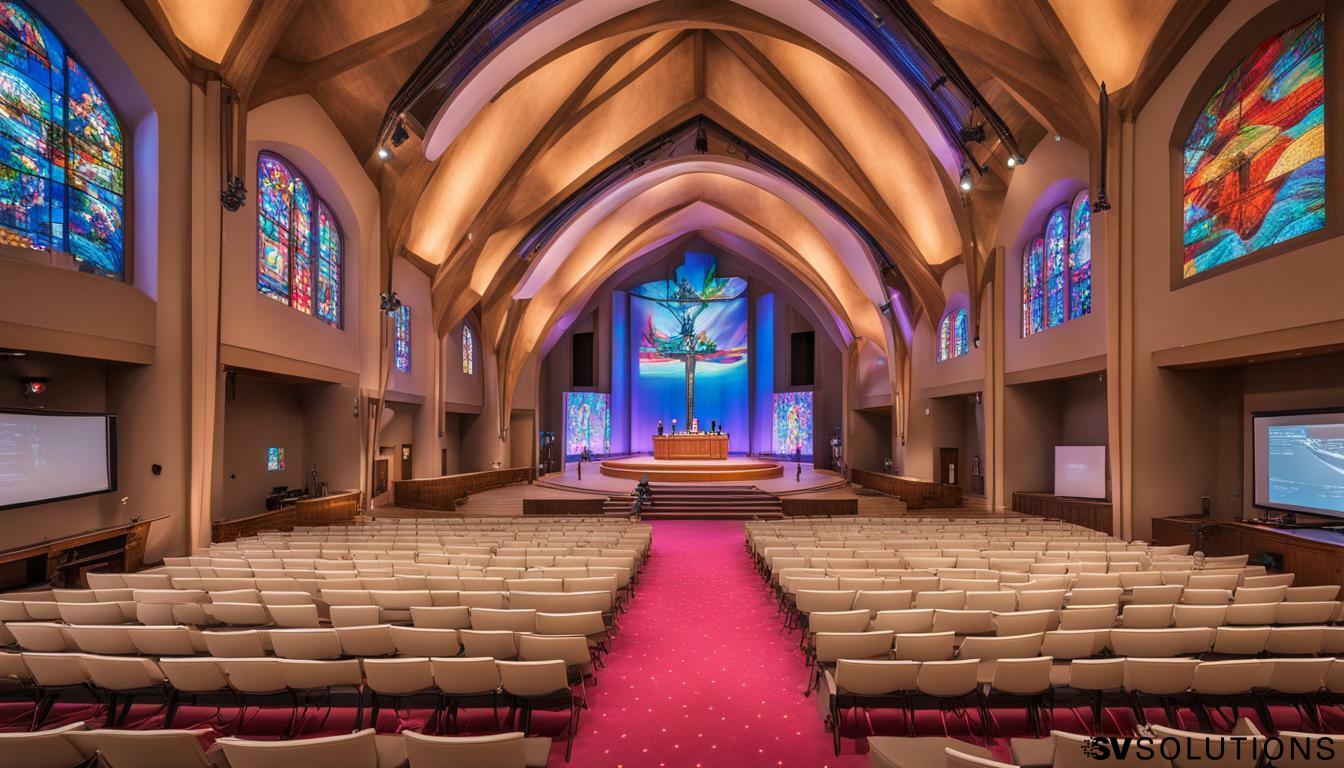 LED Wall for Church in Fort Worth