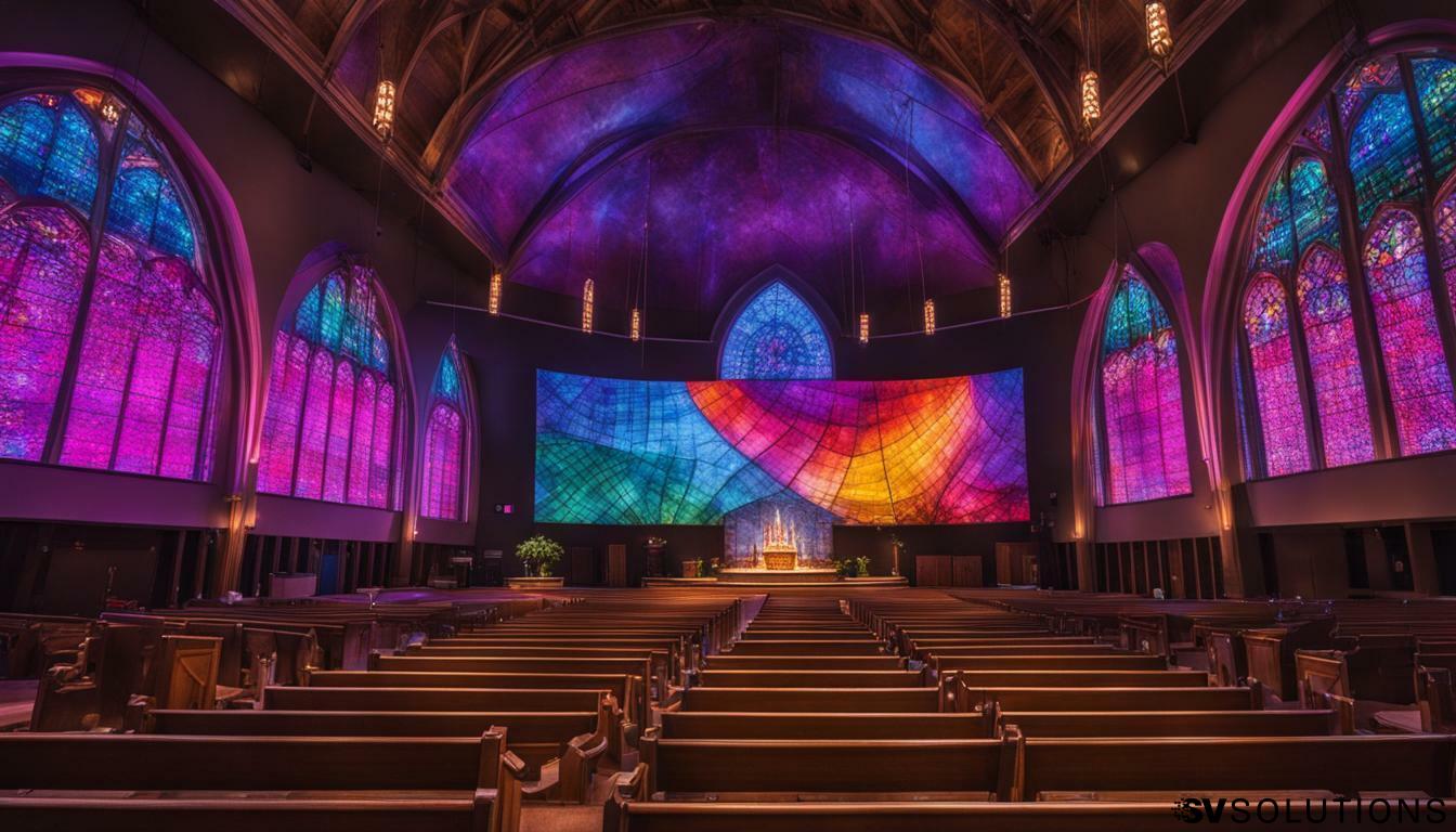 LED Wall for Church in Lovelock