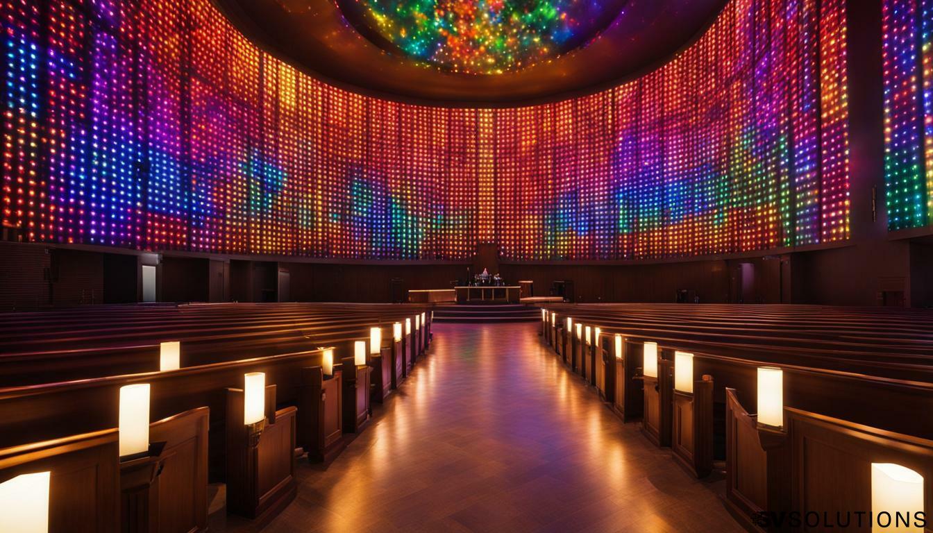 LED Wall for Church in Orem with Sound & Video Solutions