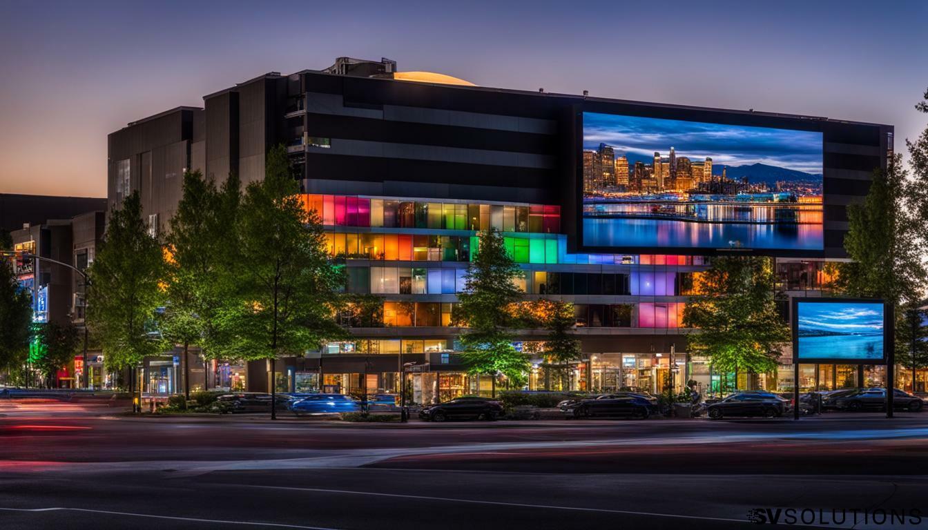 Experience the Vibrancy of Our Outdoor LED Screen in Beaverton