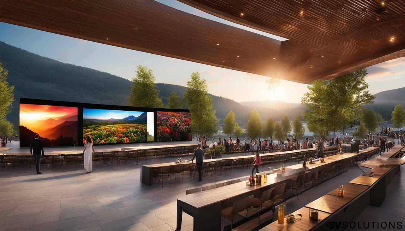 Experience the Magic of Our Outdoor LED Screen in Bountiful