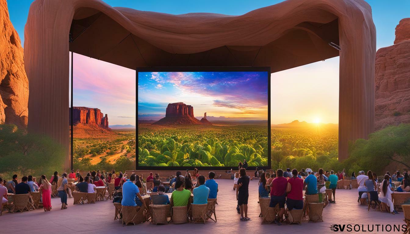 Outdoor LED screen in Casa Grande