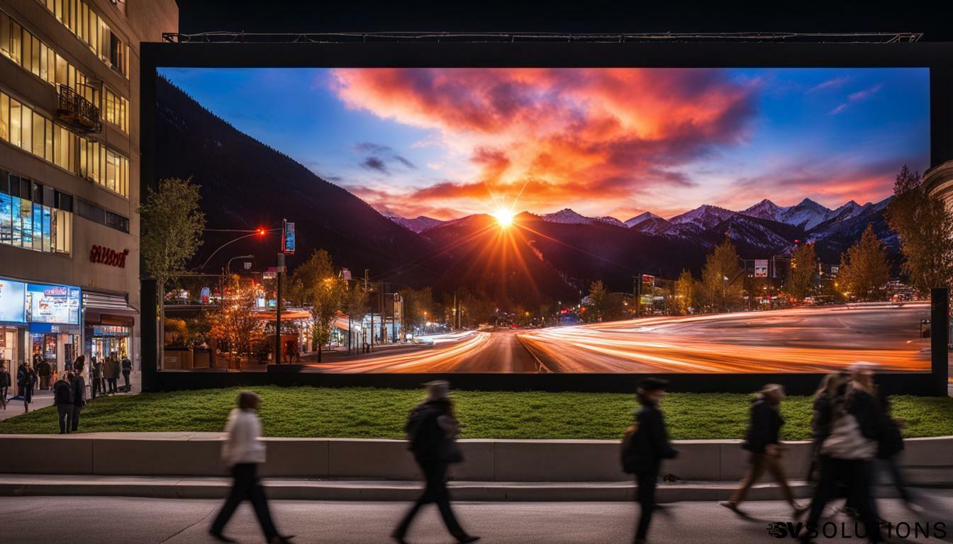 Outdoor LED Screen in Draper