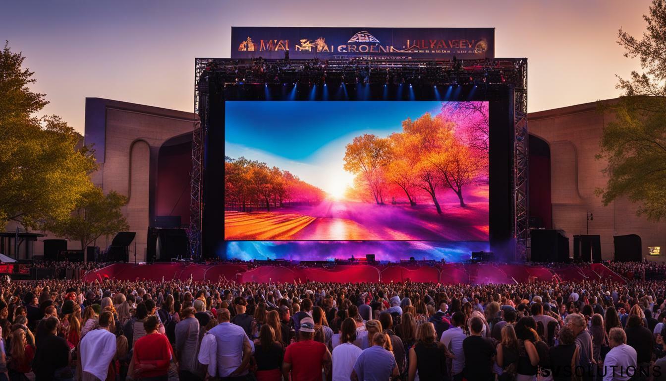 Outdoor LED Screen in Fallon