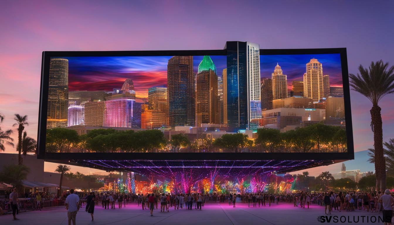 Outdoor LED Screen in Mesquite