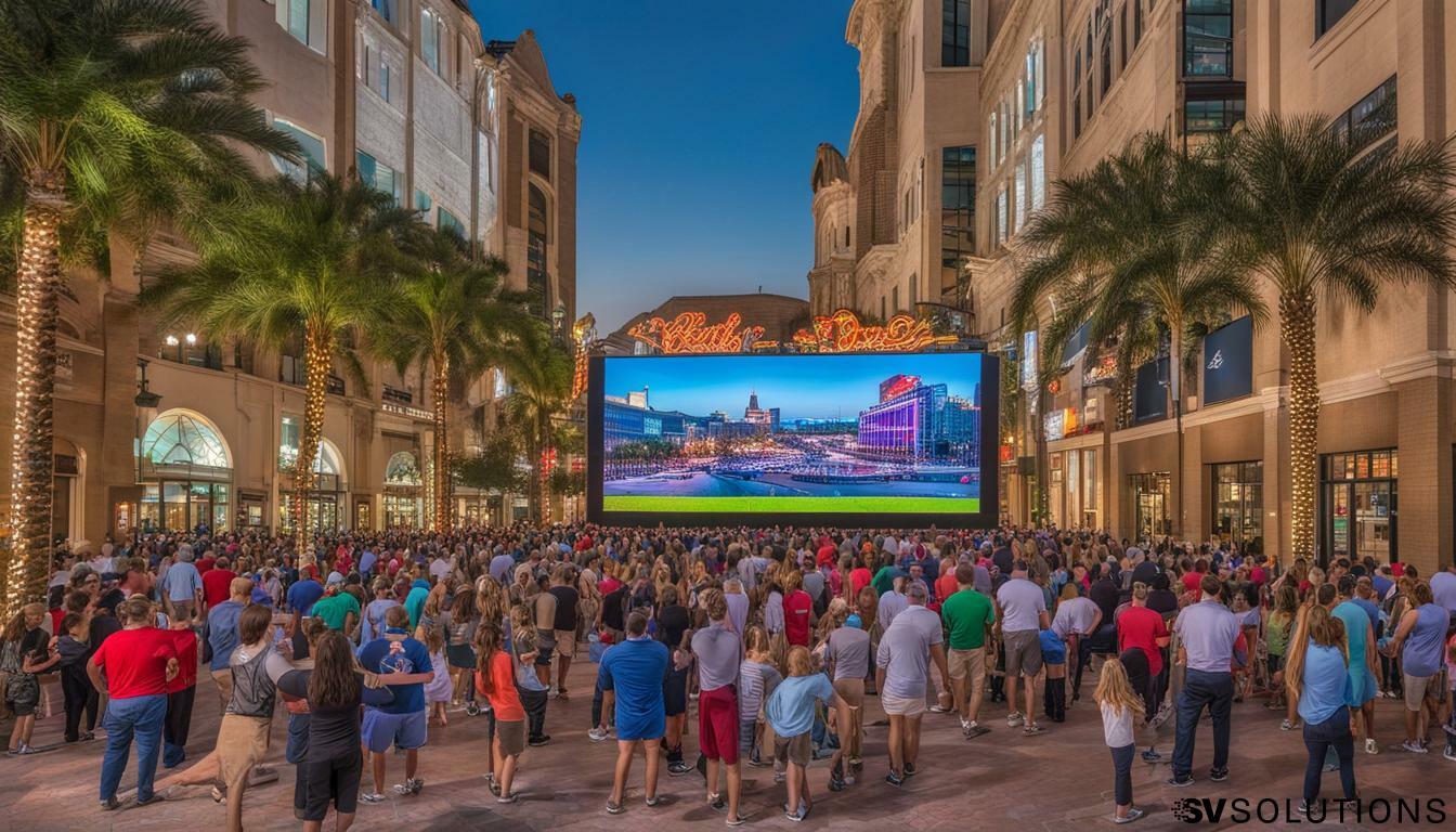 Outdoor LED Screen in Pasadena TX