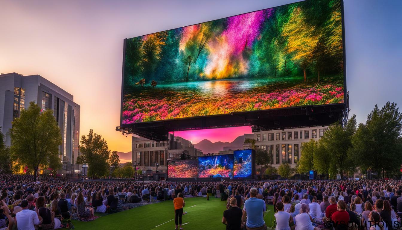 Outdoor LED Screen in Provo: Brighten Up Your Event with Our High-Quality Displays