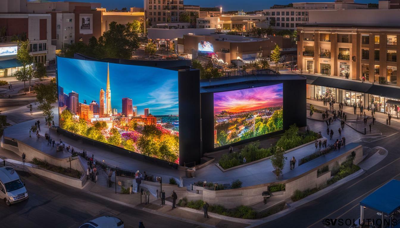 Outdoor LED screen in St. George