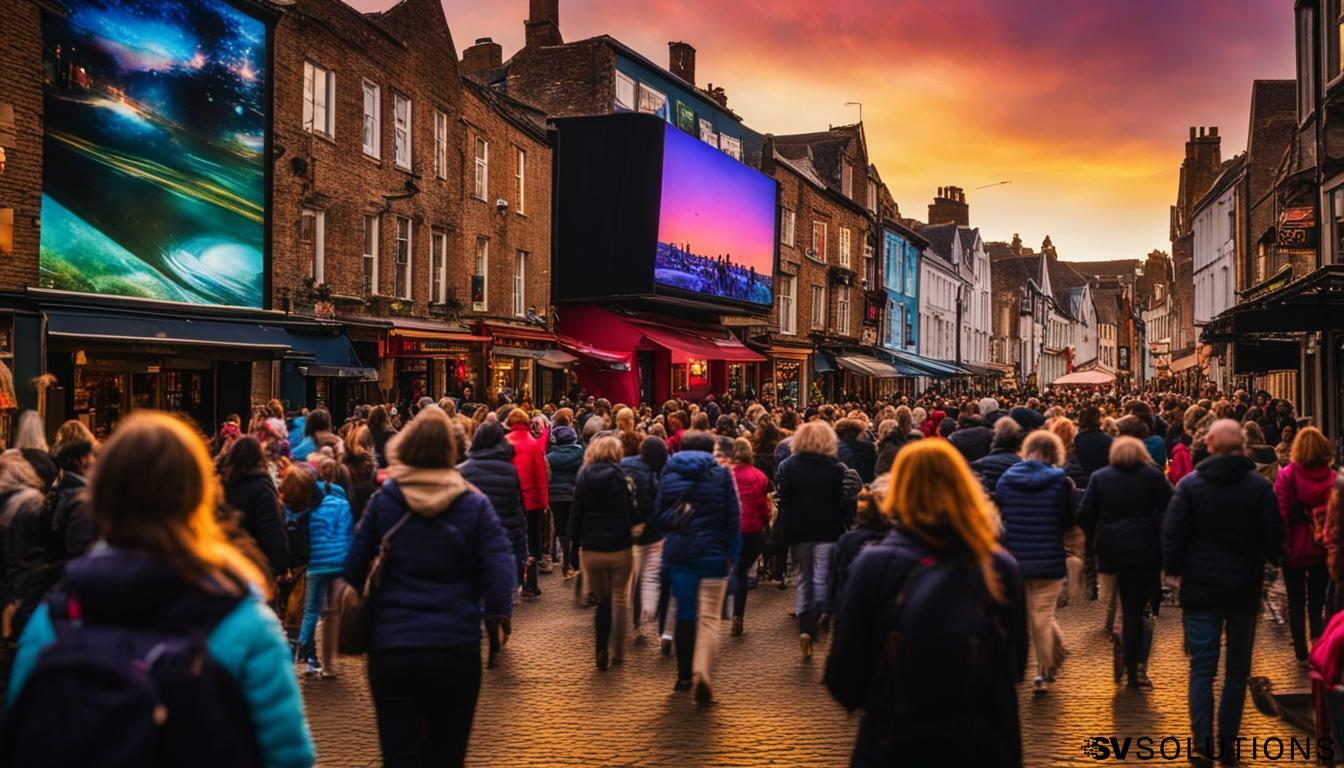 Outdoor LED Screen in Wells: The Ultimate Outdoor Advertising Solution