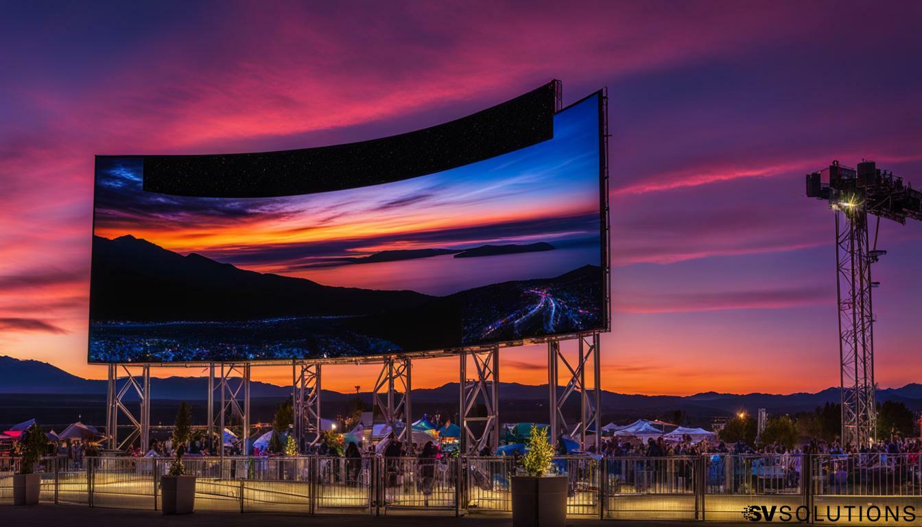 Discover the Incredible Power of Our Outdoor LED Screen in West Wendover