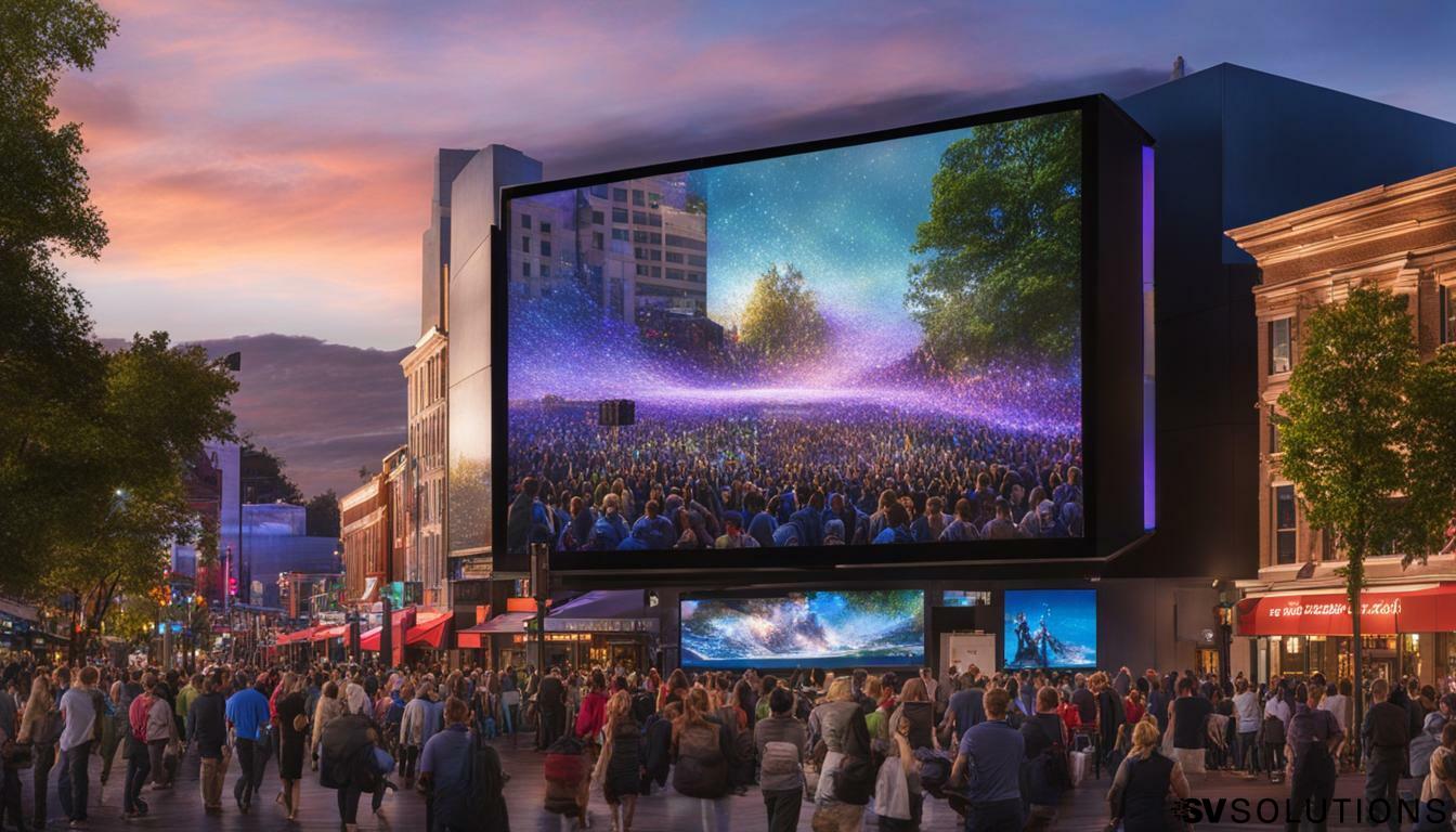 Experience the Vibrancy of Our Big LED Screen in Marysville