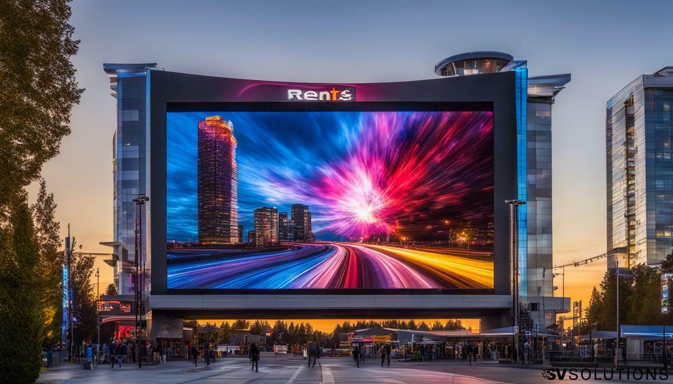 Discover the stunning visuals of our big LED screen in Renton!