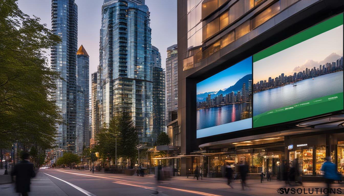Digital signage in Vancouver