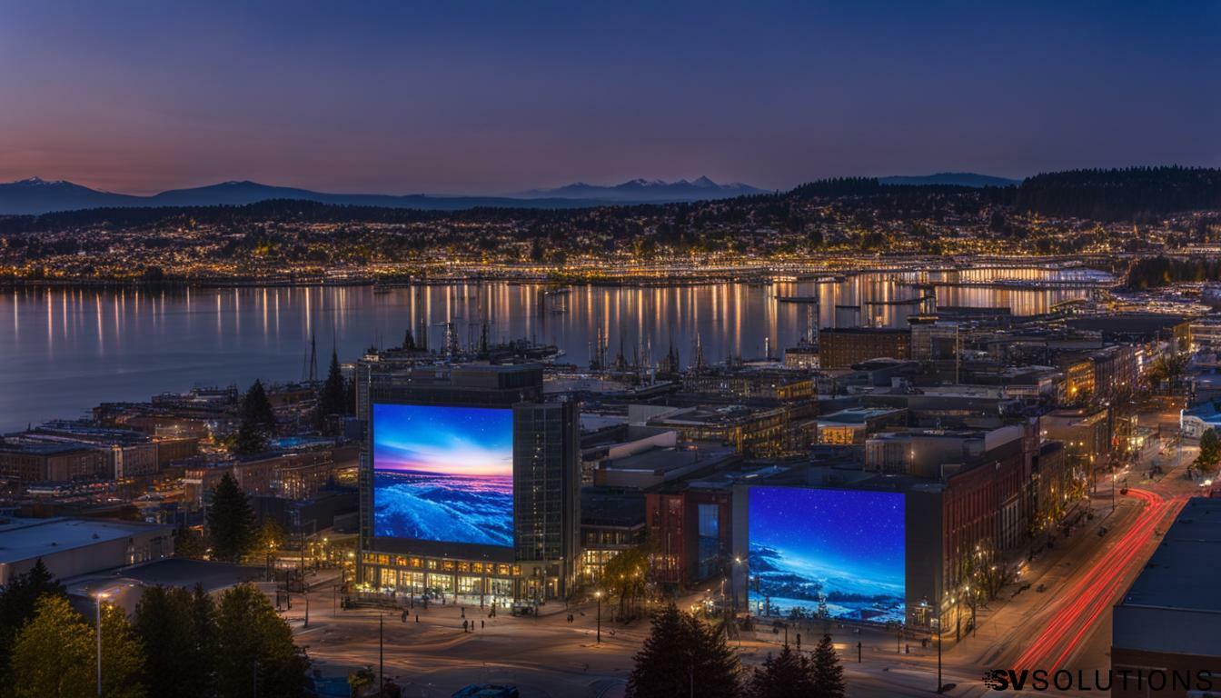 LED display in Tacoma