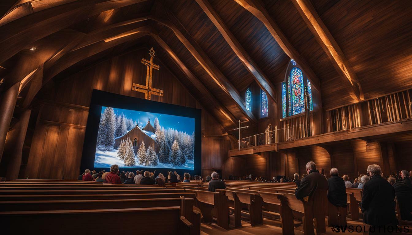 LED Screen for Church in Chubbuck