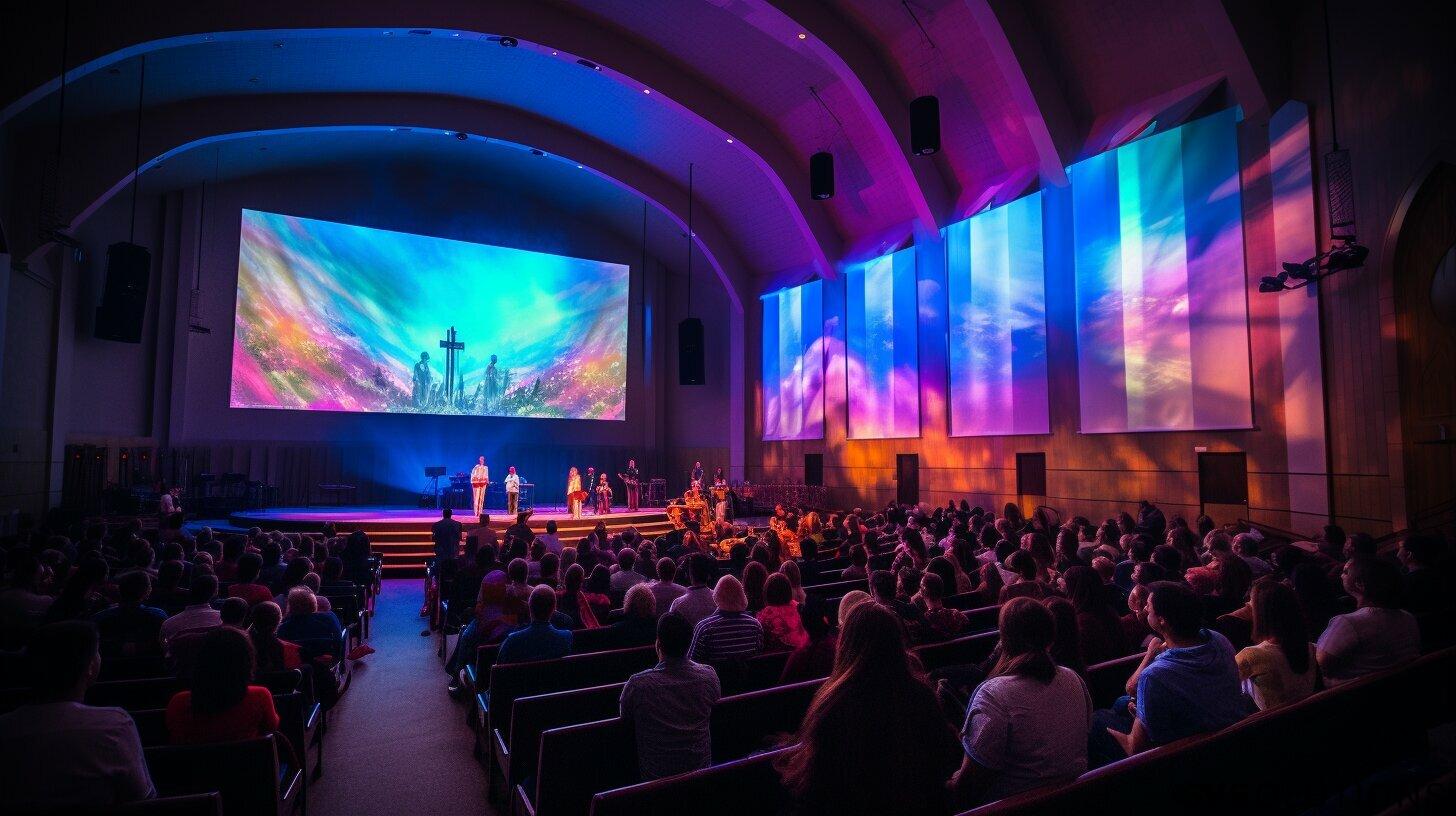Upgrade Your Worship Experience with an LED Screen for Your Church in Madison