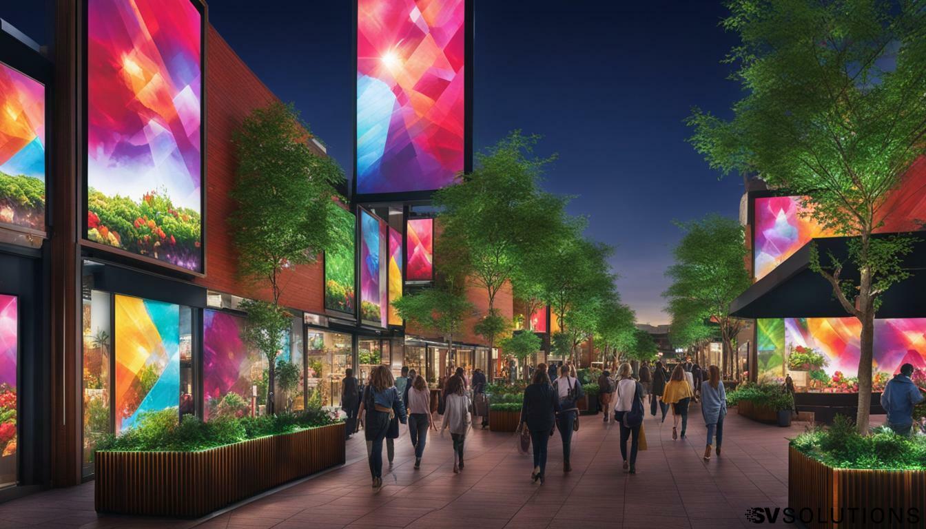 LED screen panels in Garden City