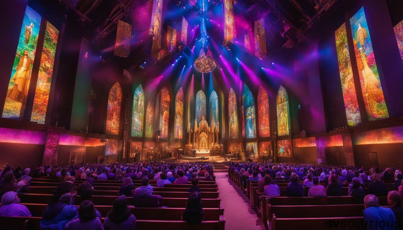 LED Wall for Church in Blackfoot