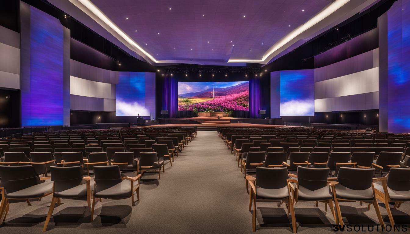 LED Wall for Church in Chubbuck