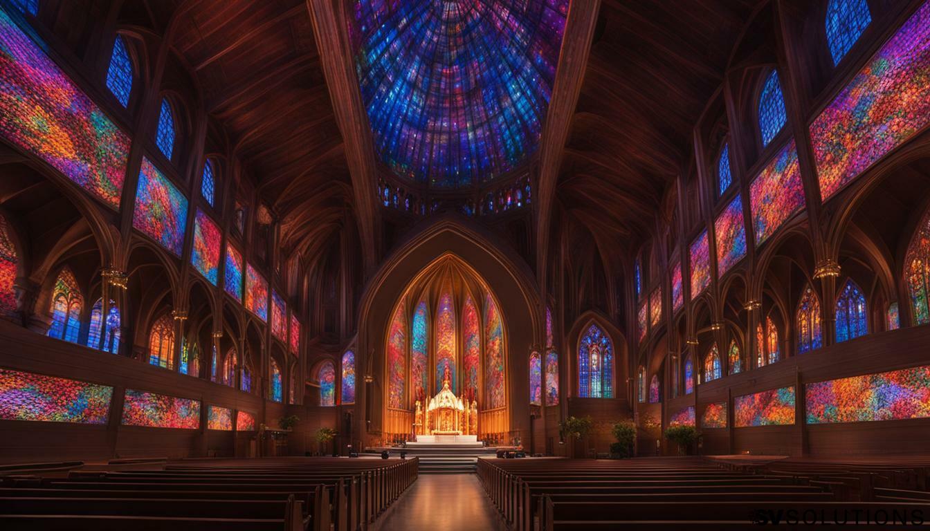 LED Wall for Church in Eagle