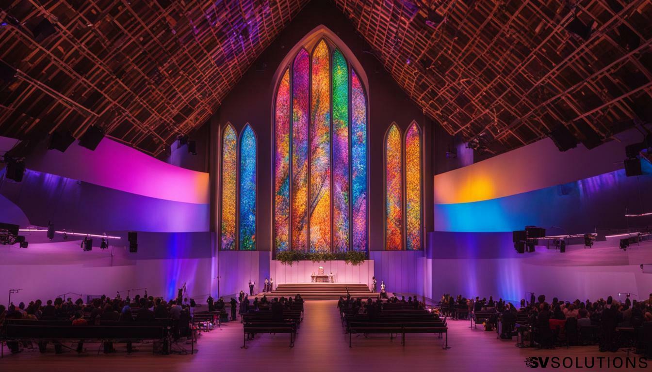 LED Wall for Church in Lewiston