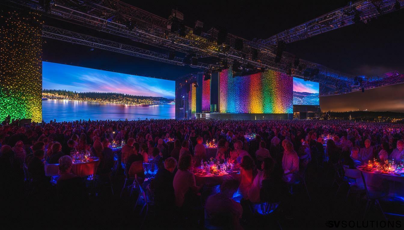 LED Wall in Post Falls