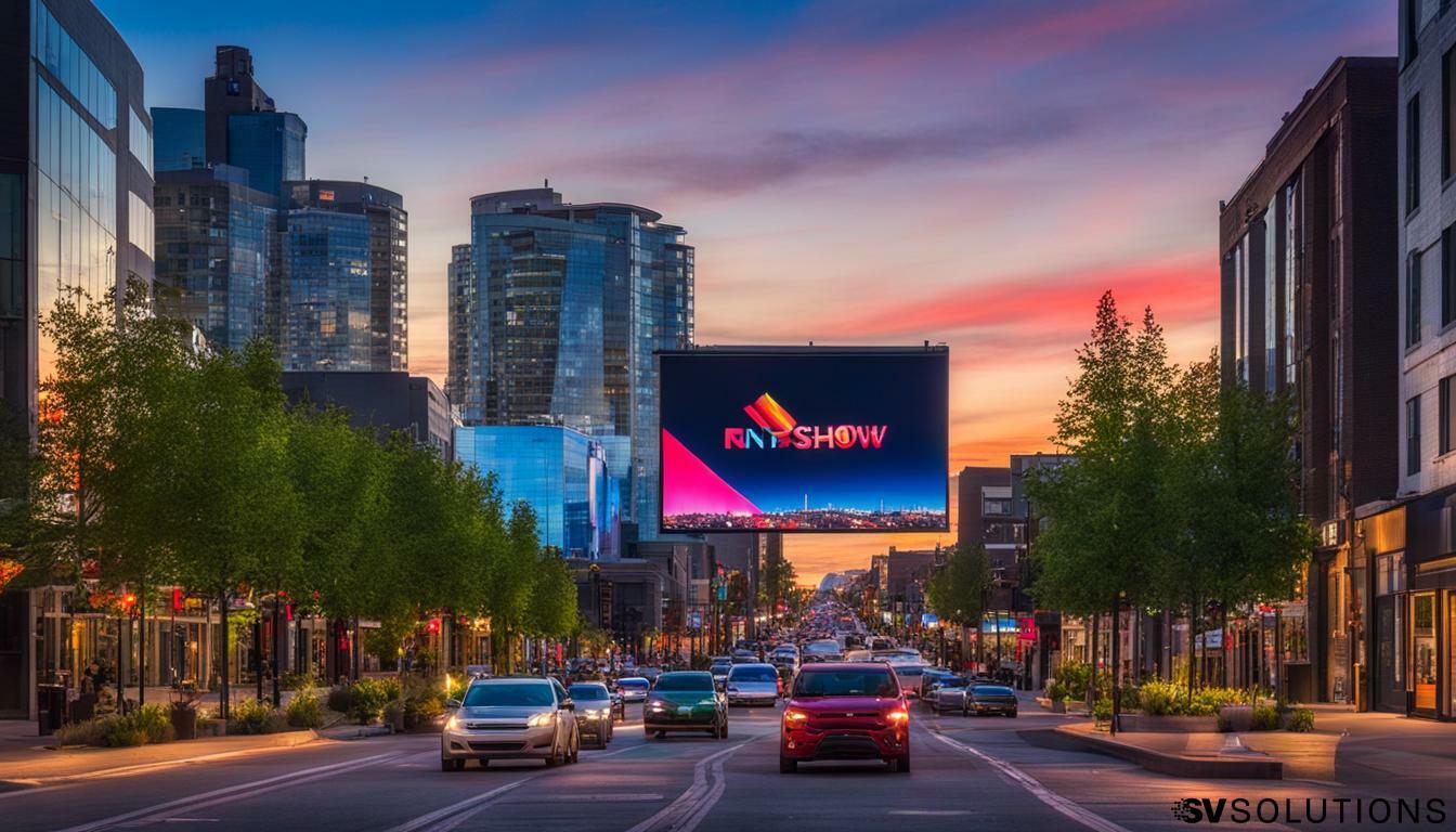 Outdoor LED screen in Bellingham
