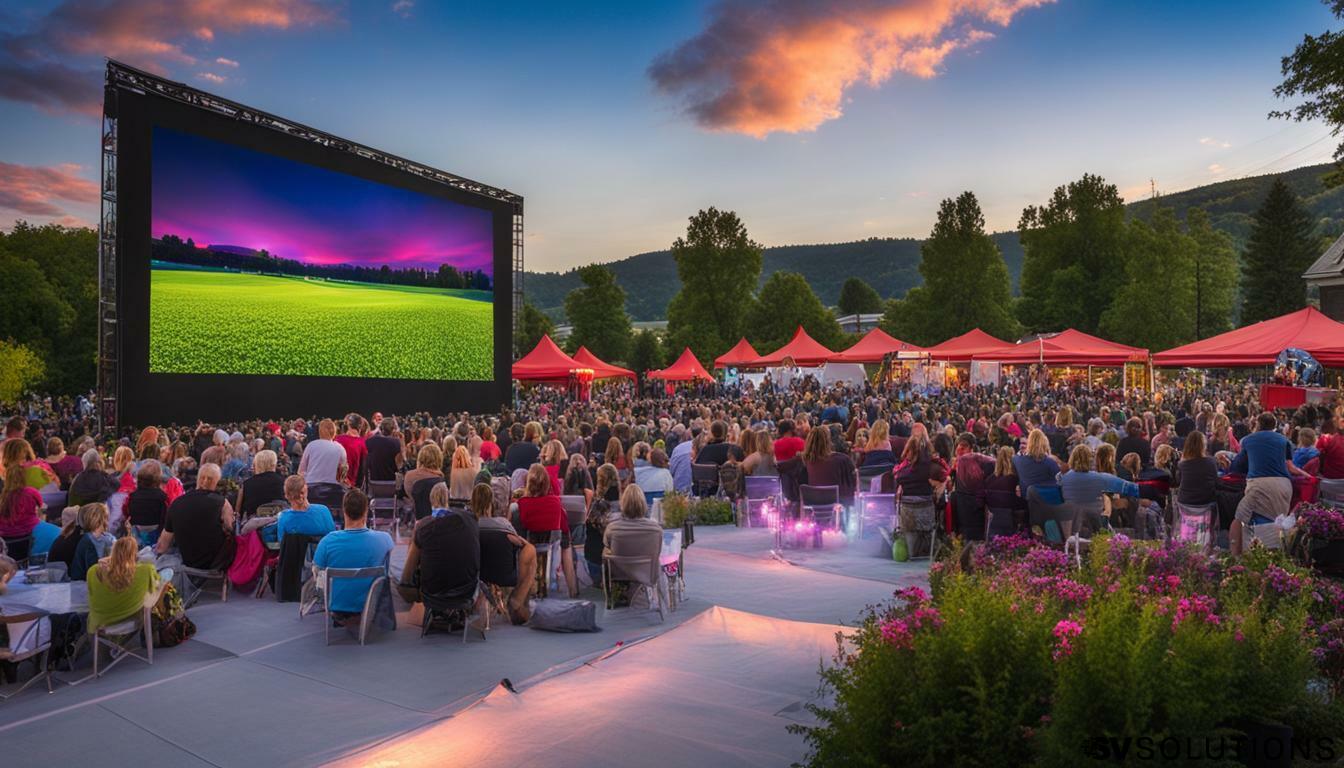 Outdoor LED Screen in Lewiston