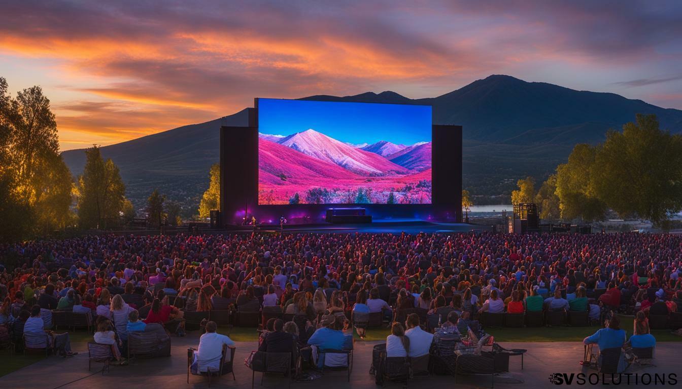 Experience the Finest Outdoor LED Screen in Pocatello with Sound & Video Solutions
