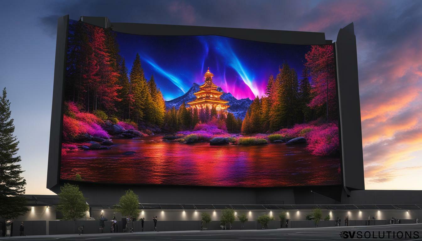 Outdoor LED screen in Post Falls