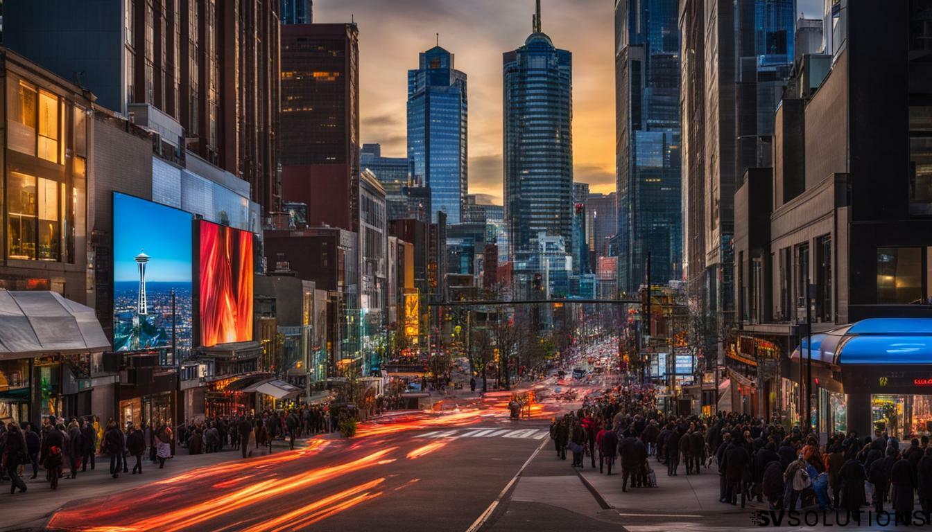 Outdoor LED Screen in Seattle