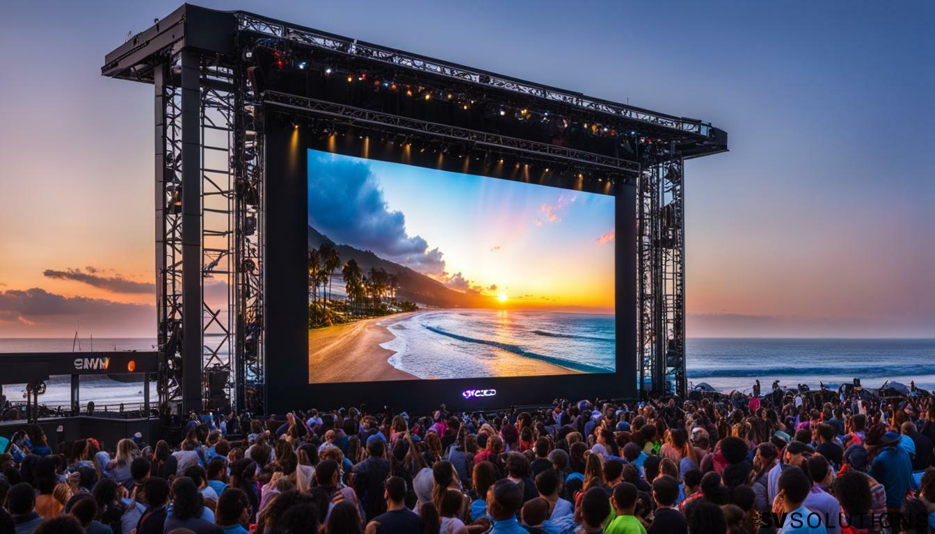 Outdoor LED Screen in Shoreline by Sound & Video Solutions