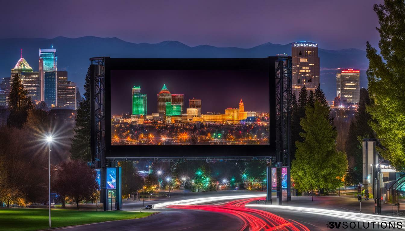 Outdoor LED Screen in Spokane Valley