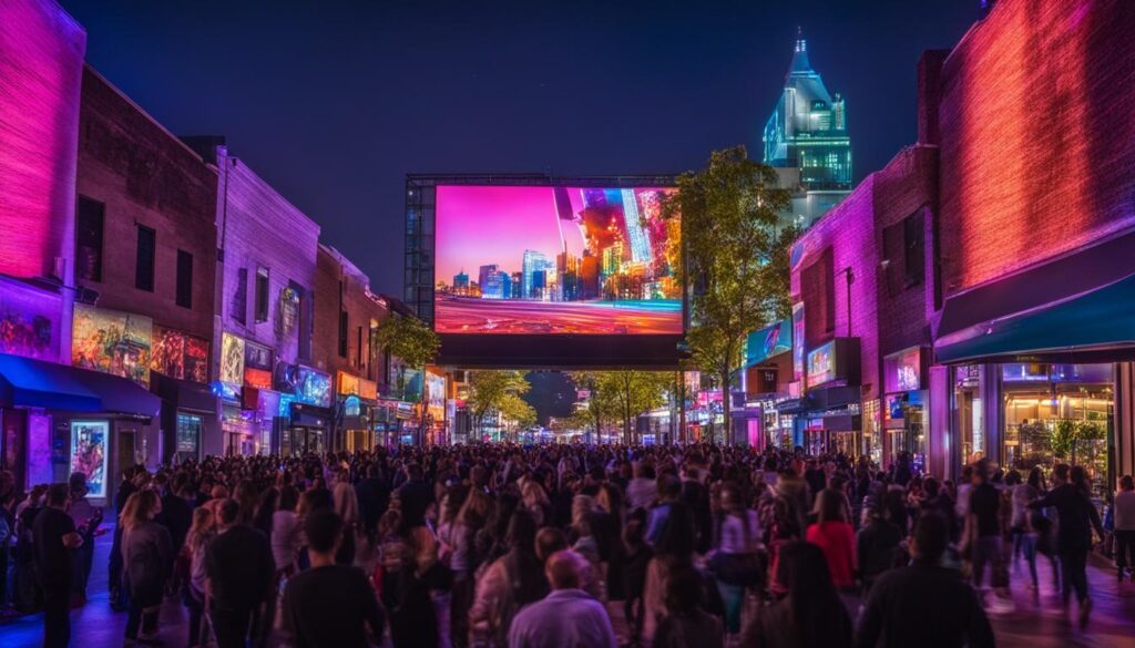 Big LED screen in Brentwood Big LED screen in Brentwood