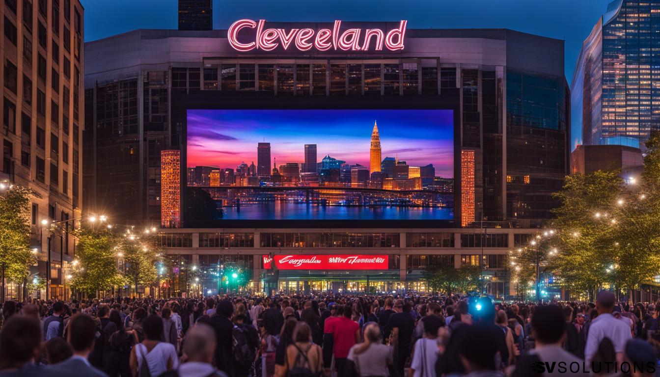 Big LED Screen in Cleveland