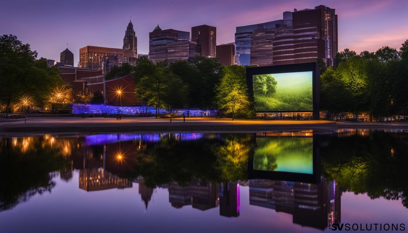 Big LED Screen in Cuyahoga Falls